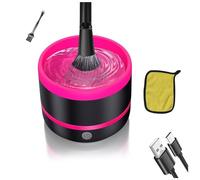 Giwnhvx Electric Makeup Brush Cleaner Machine Automatic Cosmetic Brushes Cleanser Tool for All Size Beauty Makeup Brush Set-B Easy Install Easy to Use
