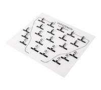 Giwnhvx Extension Holder Acrylic Hair Extension Holder Board-Clip in Wig Grafting Plate for Hairpieces Professional Salon Home
