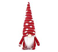 Giwnhvx Faceless Doll Doll Nordic Wind Dwarf Home Lovely Decoration for Holidays Red