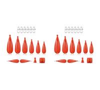 Giwnhvx Fishing Practice Plug Fishing Casting Plug Baitcasting Rubber Practice Plug Suitable for Improving Casting Skill,12Pcs