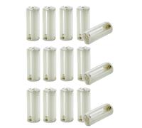 Giwnhvx Flashlight Cylindrical 3 X AAA Battery Plastic Holder Box 15Pcs