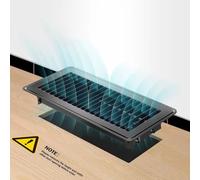 Giwnhvx Floor Register 4x10Inch,Floor Vent Covers Adjustable Air Vent Covers for Home Floor with 2PCS Magnetic Vent Mesh