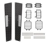 Giwnhvx For 1/10 Simulation Climbing Car Trx4 G500 G63 Side Light Cover Tail Lamp Cover Headlight Cover Engine Hood Skid Plate