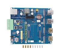 Giwnhvx For Compute Module 4 POE/RS485/RS232 Expansion Board 2 MIPI Ports 4 USB RJ45 40PIN GPIO Compute Module
