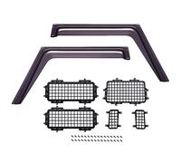 Giwnhvx for MN D90 D91 D99S Window Sun Visor Wind Rain Shield Deflector & Rear Side Stereoscopic Window Mesh Protective Net