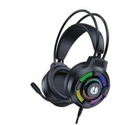 Giwnhvx Gaming Headset 7.1 Stereo Surround Bass Headphones RGB Active Noise Reduction Earphones Game Headphone with Microphone