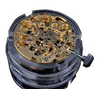 Giwnhvx Gold 8N24 Mechanical Movement Miyota 21 Jewels Skeleton Automatic Movement