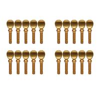 Giwnhvx Gold Copper Clarinet Saxophone Sax Neck Tightening Screws Soprano Alto Tenor Woodwind Instrument Parts Pack of 20