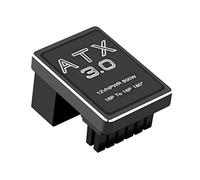 Giwnhvx Graphics Card GPU Power Supply Adapter 180 Degree U Turn Connector 12+4P 16P to 16P for Desktop Chassis Card Wire-A