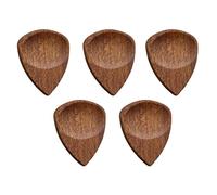 Giwnhvx Grooved Guitar Picks, Wooden Guitar Picks, Wooden Guitar Picks for Electric, Acoustic or Bass Guitar,A