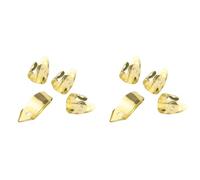 Giwnhvx Guitar Finger Picks 6 Index Fingers + Adjustable Metal Banjo Fingerstyle Pick Finger Protector