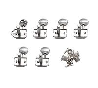 Giwnhvx Guitar Machine Heads Tuners Chrome Locking String Tuning Key Pegs Tuners Set Replacement for Lp, Tl Electric Guitars