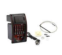 Giwnhvx Guitar Pickup Tone Controls EQ Equalizer Tuner Piezo Pickup Acoustic Guitar Pre-Wired Preamp Guitar Parts Accessories
