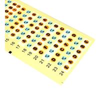 Giwnhvx Guitar Ukulele Scale Name Sticker Sing A Musical Notation Color-Coded Stickers Digital Neck Stickers
