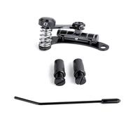 Giwnhvx Guitar Vibrato Tailpiece Tremolo, Flat Top Body Tremolo Unit Vibrato Bridge for LP Electric Guitars Black
