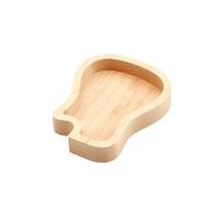 Giwnhvx Guitar Wood Picks Box Guitar Shaped Guitar Pick Storage Plectrum Container for Guitar Standard Picks