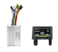 Giwnhvx H-100 Electric Bike LCD Display Dashboard SM5+2PIN +20A 36V/48V Sine Wave Controller for Mountain Bike Modification Kit