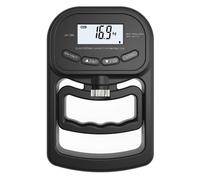 Giwnhvx Hand Dynamometer Grip Strength Trainer-Electronic Hand Grip Strength Tester Grip Strengthener 265 Lbs/120Kgs,Black