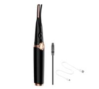 Giwnhvx Heated Eyelash Curler, 2 in 1 Clip-Type Eyelash Curler with Comb USB Rechargeable Portable Electric Eyelash Curler