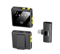Giwnhvx Intelligent Noise Reduction 2.4G Chip Wireless Lavalier Microphone Perfect Design for Phone Live Broadcast Plug Play