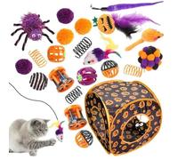 Giwnhvx Interactive Toys for Cats Mouse Toy Cat Accessories for Pet Exercise Beneficial Cute Cat Playing Toys for Puppy 22PCS