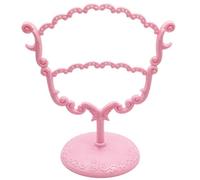 Giwnhvx Jewelry Rack Ornament Frame Butterfly Plastic Detachable Earring Frame Ear Nail Rack Portable Storage Props Pink