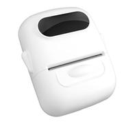 Giwnhvx Label Maker Machine with Tape P50 Portable Label Printer Bluetooth Label Maker Machine Label Printer for Clothes Home A