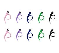 Giwnhvx Long Straight Hair Clip Rainbow Highlighted Multi-Colour Trimmable Hair Extension Hairpin