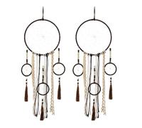 Giwnhvx Macrame Dream Catchers Ornament Craft for Adult Bedroom Handmade Dream Catcher Boho Wall Hanging Ornament Craft Gift Wall Art