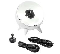 Giwnhvx Magnetic Fluid Pickup Music Rhythm Light - Visualized Desktop Ornament,Home Decoration Speaker Sound Partner Light White