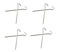 Giwnhvx Mark Stakes Aluminum Alloy Pegs with Hook Camping Tent Pegs Nails for Camping Garden Fixed Ground 8PCS
