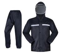 Giwnhvx Men'S Raincoat Set Rainproof Mask Raincoat Outdoor Work Hiking Cycling Fishing Raincoat Rain Gear for Men Waterproof, XXL 1 PCS