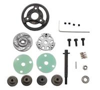 Giwnhvx Metal 0.8M 48P Spur Gear & -Gear Sets for/Slash 2wd 1/10 RC Car Model Parts 76T
