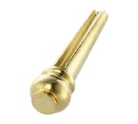 Giwnhvx Metal Acoustic Guitar Bridge Pins 18pcs Brass Guitar Strings Fixed Cone String Pins String Nails
