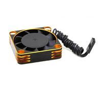 Giwnhvx Metal Shell 5010 ESC Motor 50X50X10mm Cooling Fan High-Speed Heat Dissipation Fan Cooler for RC Car Replacement Spare Parts Accessories Gold