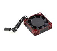 Giwnhvx Metal Shell 5010 ESC Motor 50X50X10mm Cooling Fan High-Speed Heat Dissipation Fan Cooler for RC Car Replacement Accessories Red