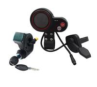 Giwnhvx Meter Kit Plastic QS-S4 36V-60V +3PIN Ignition Lock Key for Zero 8 9 10 8X 10X Electric Scooter 6PIN Display