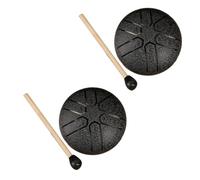 Giwnhvx Mini Ethereal Drum, Outdoor Rain Drum, Garden Rain Drum, Rain Chakra Drum, Rainy Season Outdoor Rain Drum Black