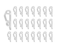 Giwnhvx Mini Gutter Hooks Outdoor Christmas Light Clips Light Hanging Clips for Party Christmas Decorations String Lights White