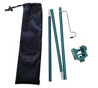 Giwnhvx Mini Picnic Table Bracket Camping Lamp Bracket Multifunctional Bracket Picnic Table Hook Bracket Outdoor Supplies(Green)