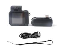 Giwnhvx Monoreflexes Style Mini Camera HD1080P CMOS with LCD Screen Flash Lamp and Battery Dock Portable Video Recorder DV Black