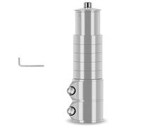 Giwnhvx Mountain Bike Bicycle Fork Stem Extender Handlebar Bike Neck Front Fork Lift Head Tube Extender Accessories Silver