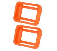 Giwnhvx Multicolor Diving Silicone Computer Watch Protective Cover Dust Cover Anti-Scratch & Anti-Fall Shell Orange Color