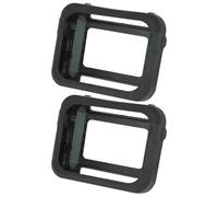 Giwnhvx Multicolor Diving Silicone Computer Watch Protective Cover Dust Cover Anti-Scratch & Anti-Fall Shell Black