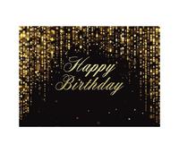 Giwnhvx Multifunction 210X150cm Birthday Party Backdrops Gold Black Glitter Dots Photography Backdrops Photography Fabrics