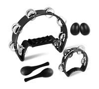 Giwnhvx Musical Percussion Instrument Set,Hand Held Percussion,Tambourine and Egg Shakers, Sand Hammer for, KTV