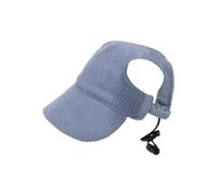 Giwnhvx Navy Blue Dog Sun Hat Fashion Casual UV Protection Breathable Ear Holes Adjustable Pet Hat for Outdoor Travel Camping Easy Install Easy to Use