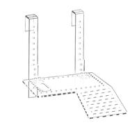 Giwnhvx New Hanging Turtle Basking Platform Transparent Perforated Climbing Platform with Wide Hook for Small & Medium Turtle