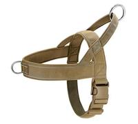 Giwnhvx Nylon Dog Harness No Pull Pet Harness with Handle Reflective Training Harness for Small Medium Large Dog Easy to Use, L-A