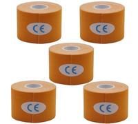 Giwnhvx Orange 5cps 5cmx5cm Elastic Bandage,Patch, Muscle Patch Easy Install